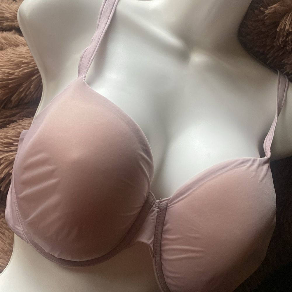Victoria’s Secret Bra lined perfect coverage t shirt 36DD Buff - Picture 2 of 7